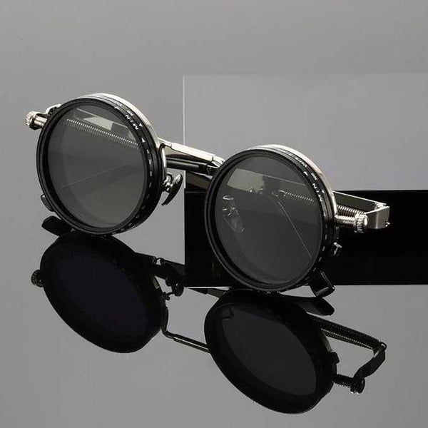 Steampunk Adjustable Tint Sunglasses – Gear-Operated Variable Filtration