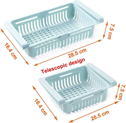 Retractable Drawer Type Refrigerator Storage Box
