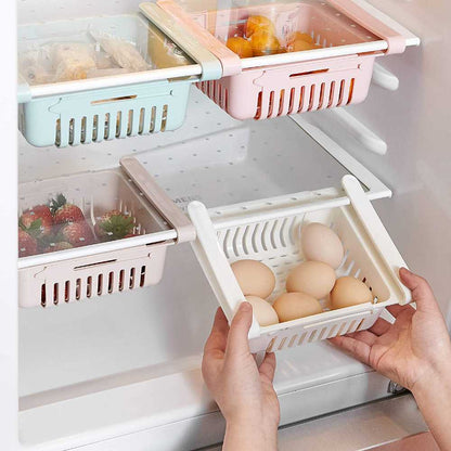 Retractable Drawer Type Refrigerator Storage Box